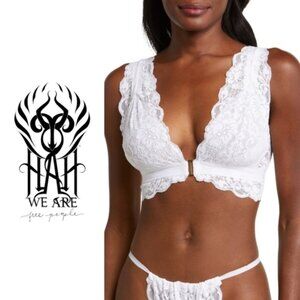 We Are HAH NWT Free People Got Ur Back Bra Blanc  Size XS